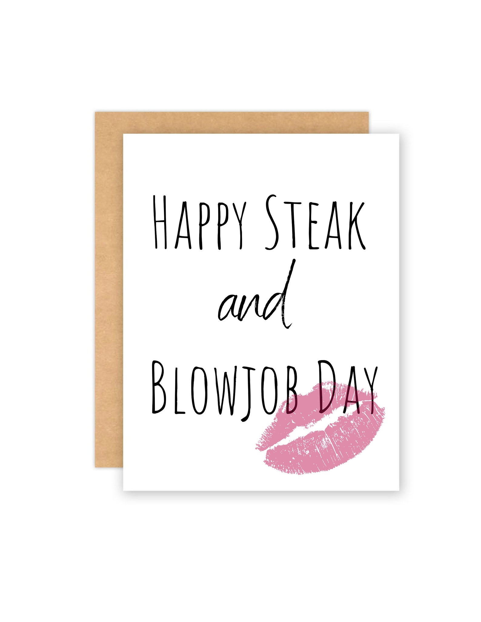 Steak and BJ day card blowjob day card sexy birthday card Etsy