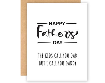 Happy Father's Day DADDY card | funny father's day card | dirty father's day card | sexy father's day card | naughty raunchy husband dad day