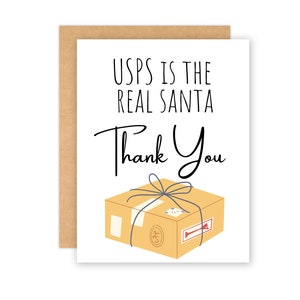 Funny USPS Thank You Card: Mail Carrier Appreciation