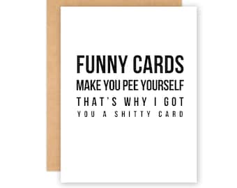 Funny Baby Shower Card: Sarcastic Pregnancy Greeting Card