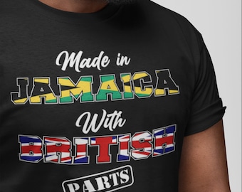 Black British, Jamaican Flag, Jamaican Patois, British, Unisex, Jamaican Shirt, Gift For Jamaicans, Jamaican Slogan, Funny T-Shirts