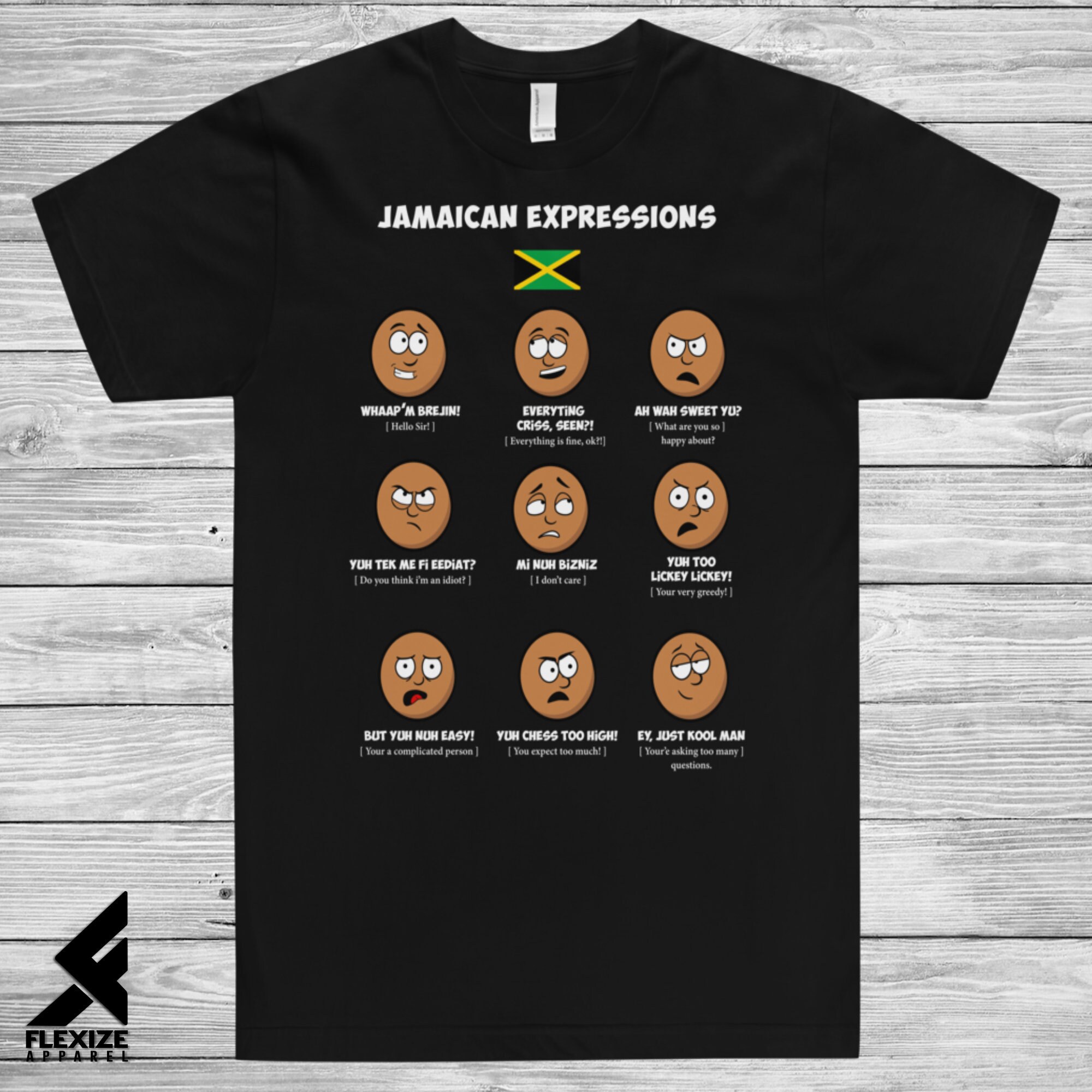Jamaican Expressions No. 2 Unisex Jamaican TShirt For Men Etsy