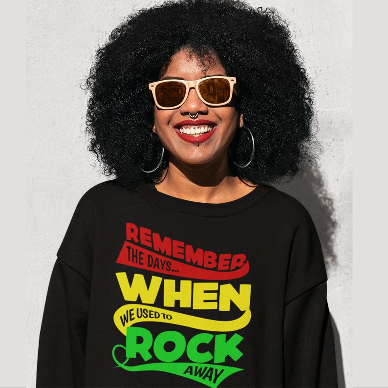 Reggae Sweatshirt, Jamaican Sweatshirt, Jamaica Sweater, Gift Idea, Reggae, Jamaican Gift, Jamaican Slogan, Carribean, Reggae Artist image 1