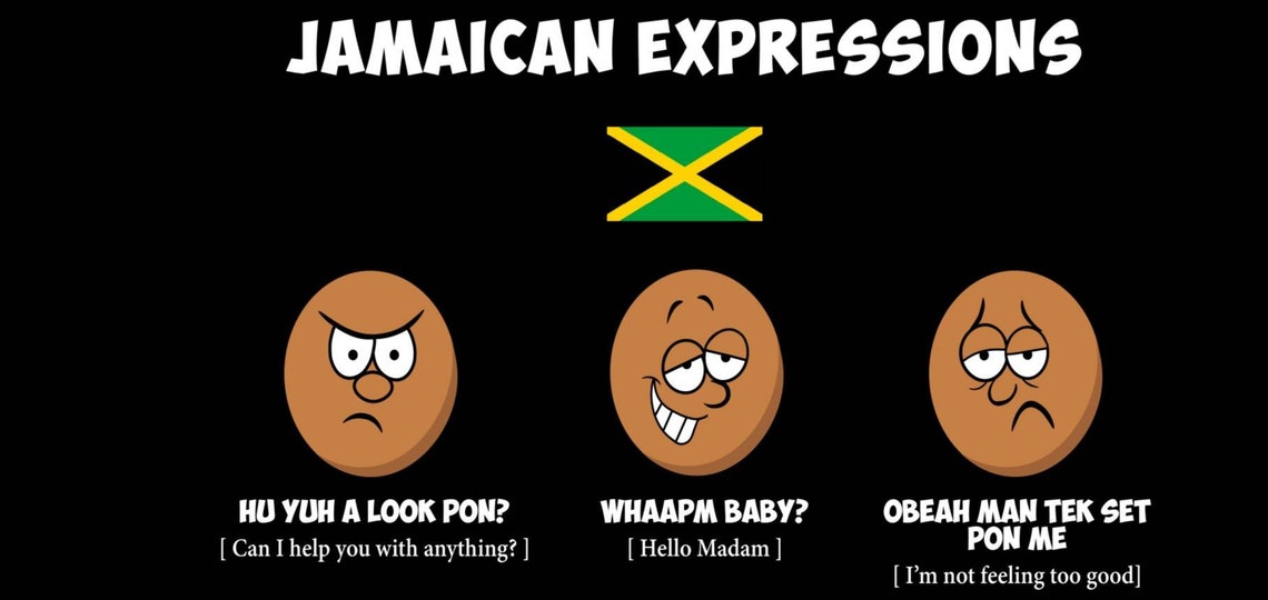 Jamaican Expressions No 1 Unisex Jamaican T Shirt Unisex Jamaican