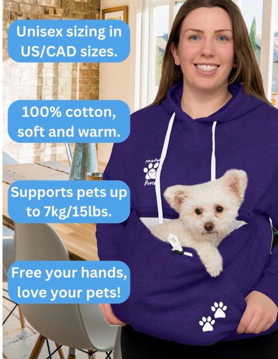 Hoodie with a pocket for your cat hot sale