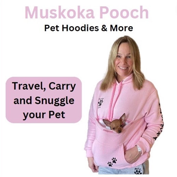 Pet Carry Pullover Hoodie, Casual Cat Dog Pet Pouch Hooded Sweatshirt, Kangaroo Pocket Pet Carrier Hoodies, Pet Owner Gift, Pet Lover Gifts