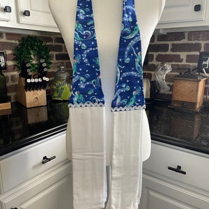 Mermaid Kitchen Towel Boa, Flour Sack Dish Towels