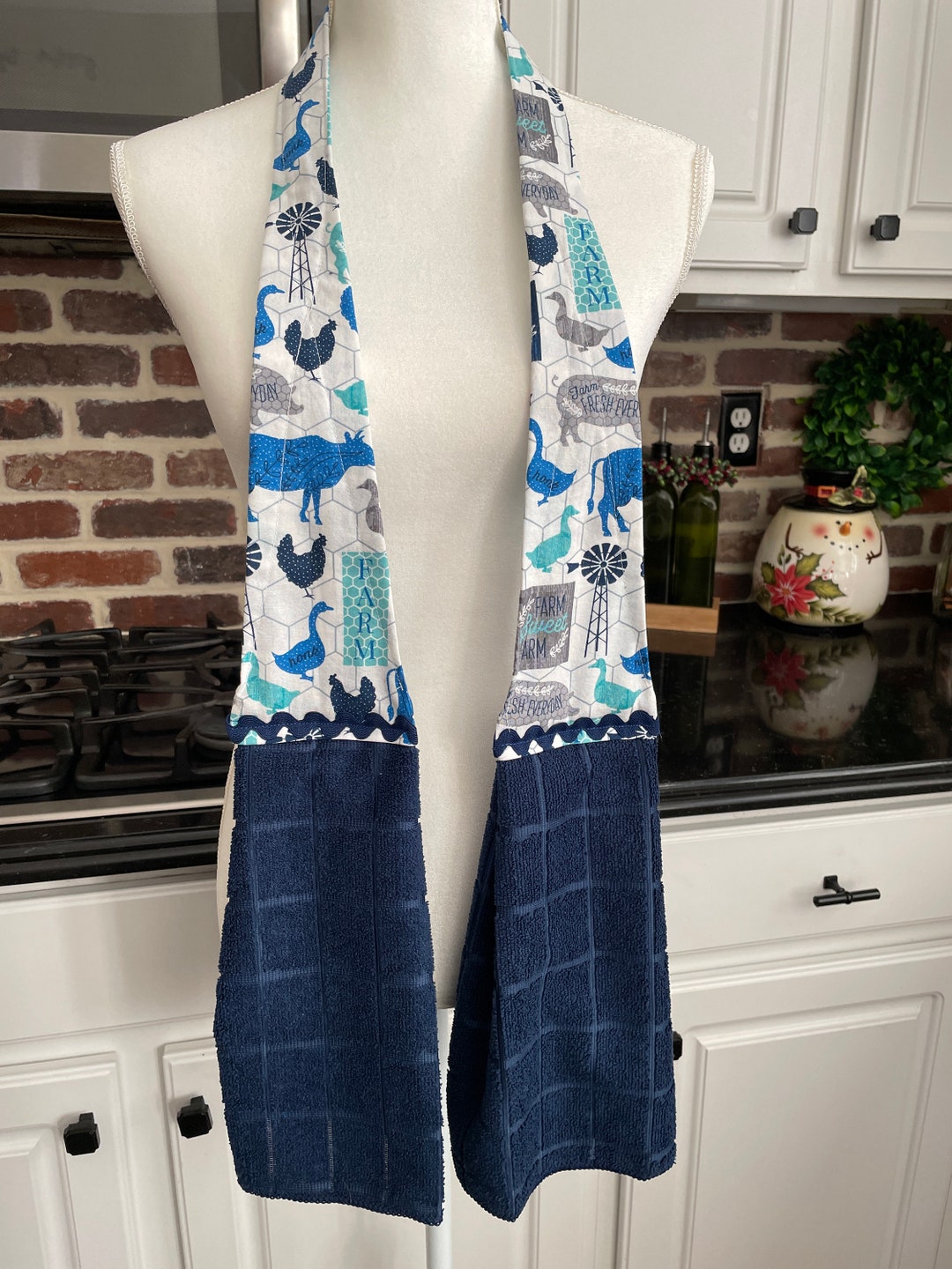 Towel Boa Kitchen Towel Boa Farmhouse Towel Boa With Your Etsy
