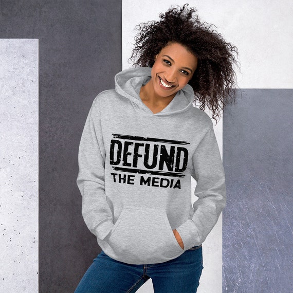 Defund the Media Unisex Hoodie Anti 