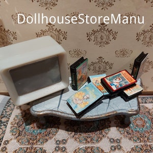 Puppenhaus Miniatur VHS Tape/Ancient Tales, Maßstab 1:12