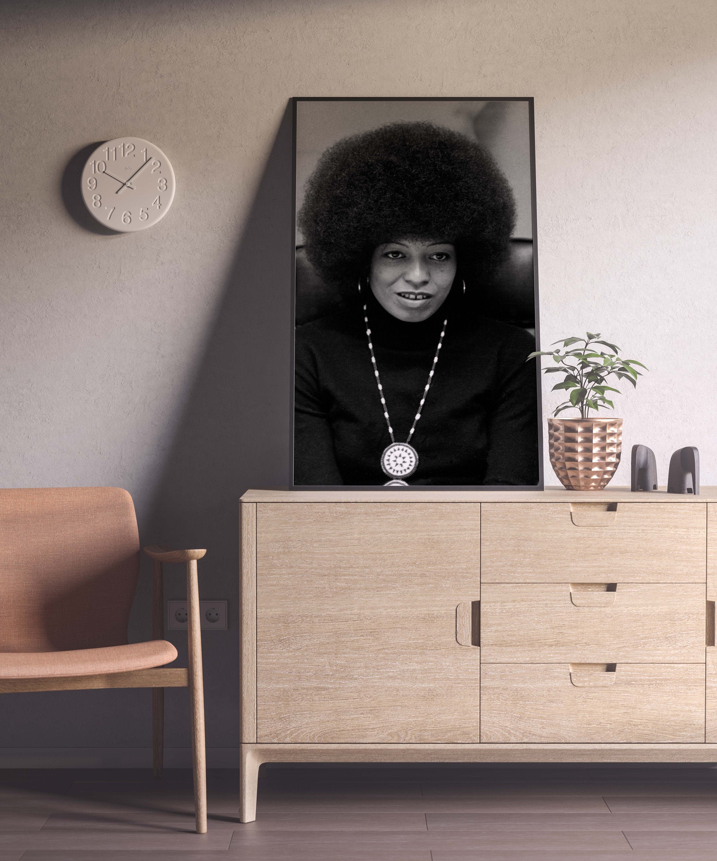 Angela Davis Poster Photography High Quality Print | Etsy