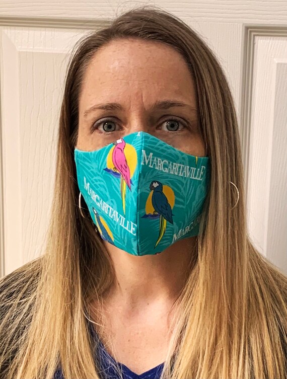 Margaritaville Face Mask JB Face Mask Cotton Mask Reusable Etsy