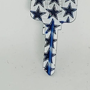 Schlage Dallas Cowboys SC1 Blank Key (color may vary due to photo)