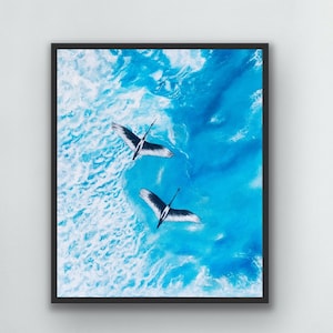 Original Bird Painting: Abstract Acrylic Canvas Wall Art