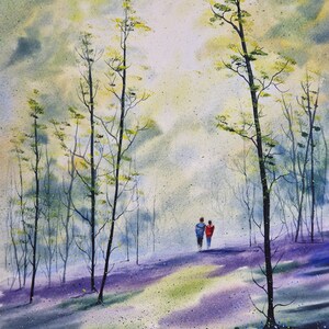 Bluebell Time- Original Watercolour