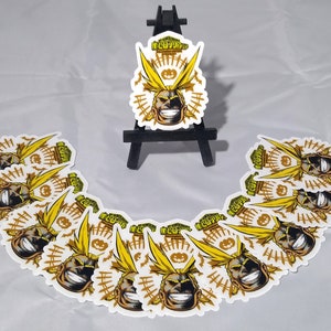 All Might Halloween Clear Sticker