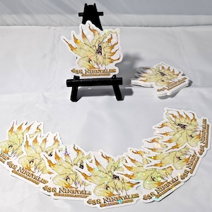 Horror Ninetales Sparkle Holo Stickers!