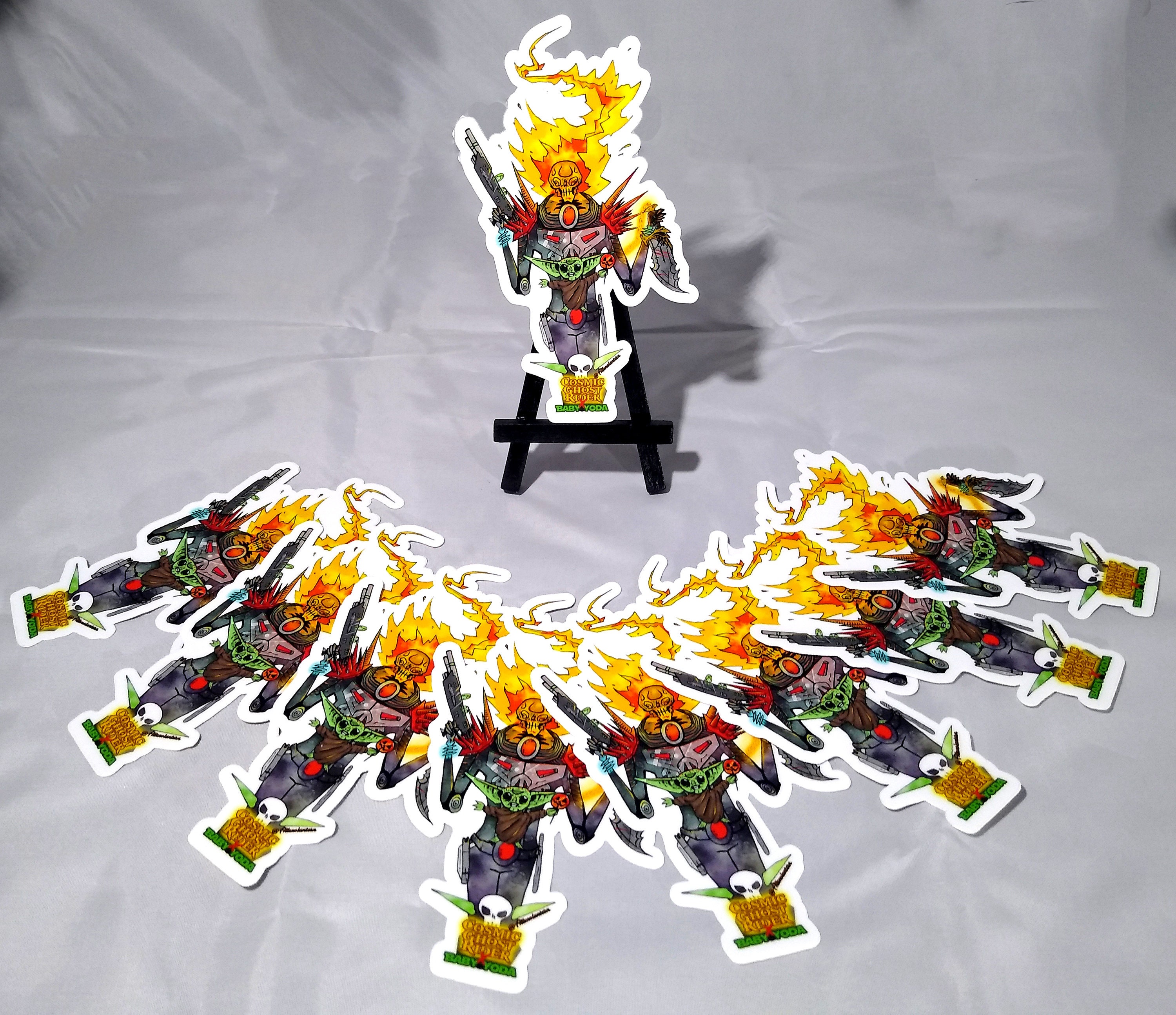 Cosmic Ghost Rider X Baby Yoda