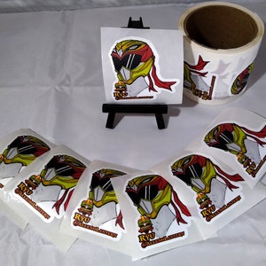 Ryu - Crimson Hawk Ranger Vinyl Sticker