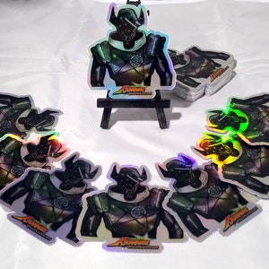 キュウレンジャー おうし ブラック ホログラムステッカー