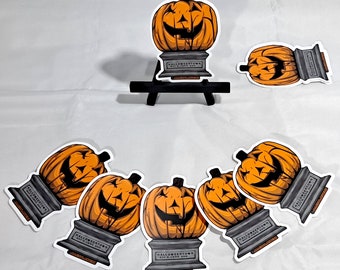 Autocollant de statue d’Halloweentown