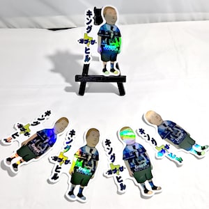Bobby Hill (variante de Ernest Krampus) Pegatina holográfica