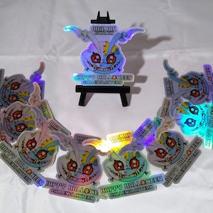 Franken-Koromon Holographic Sticker