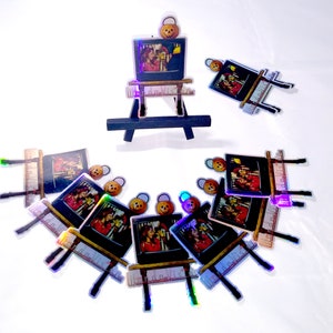 Wandavision TV holographic sticker