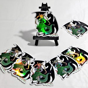 Christmas Tohru Holographic Sticker