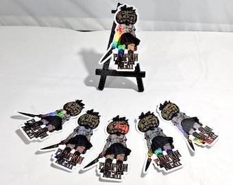 Pumpkin Night Holographic Sticker