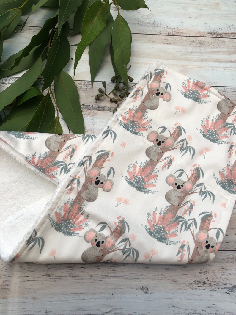Baby Koalas Handmade Burping Cloths Cotton and Toweling For Etsy.de