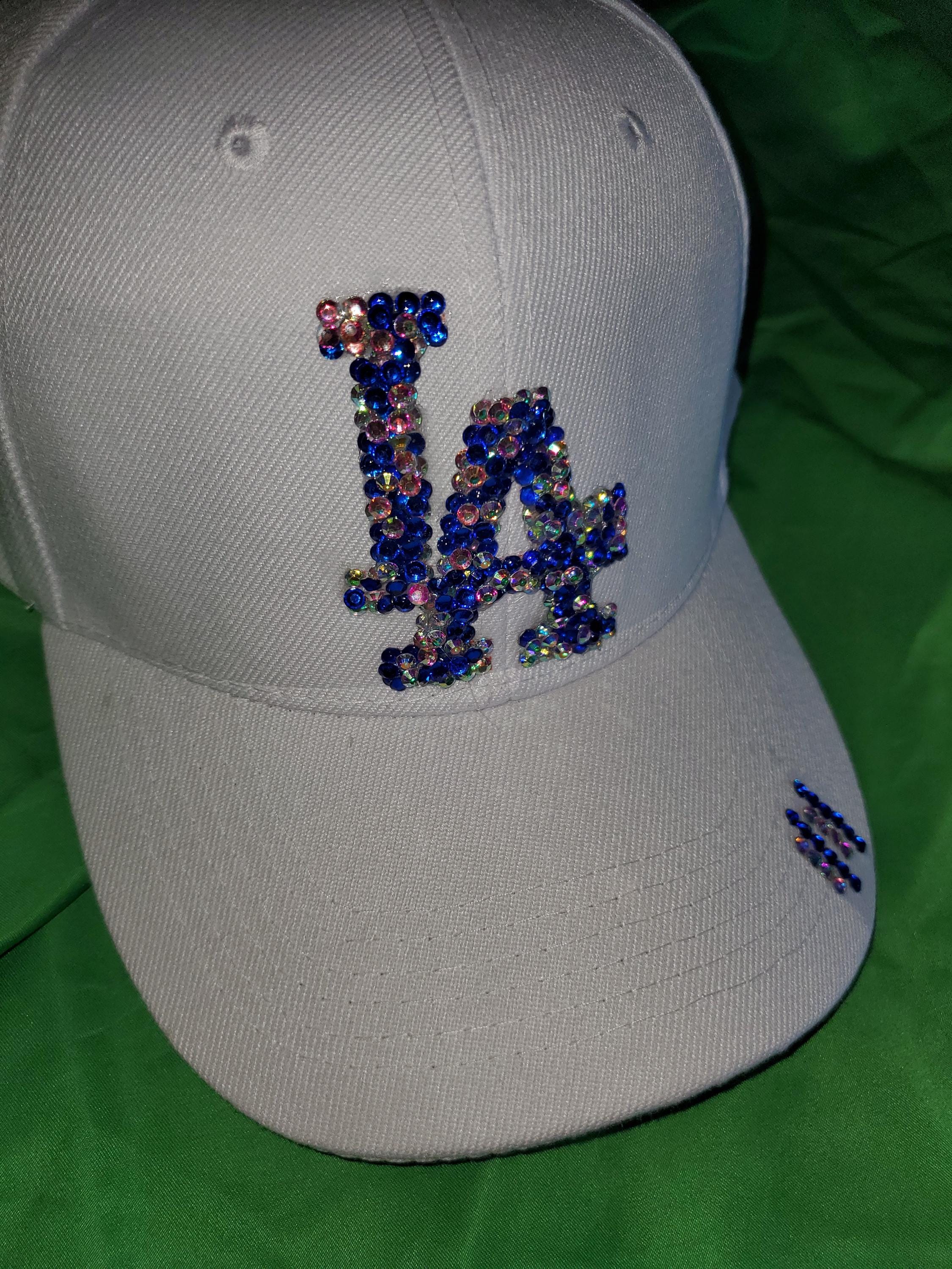 OSFA dodgers hat with bling Our Best Sellers ?✨ we can make your Fave Team main image 4