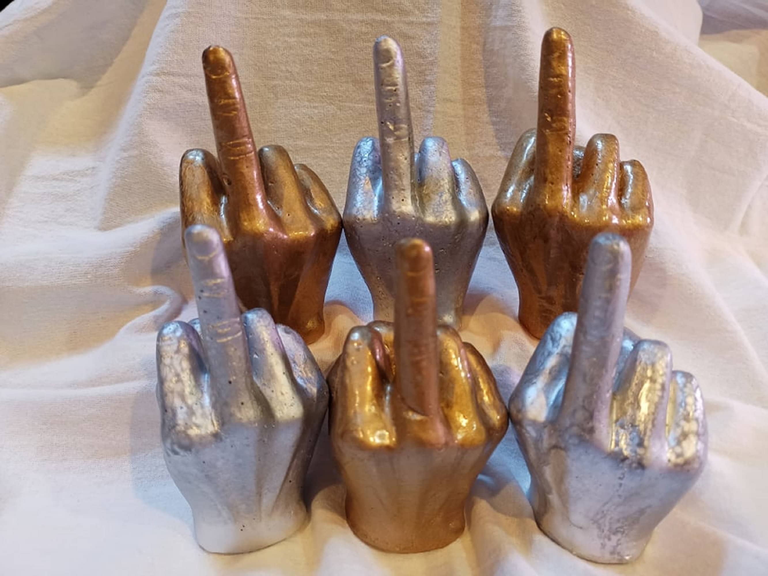 ハンド　オブジェ　ファックユー　fuckyou 中指 置物 ミッドセンチュリー ハンド オブジェ ファックユー fuckyou 中指 置物 ミッド