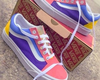 colorful vans sneakers