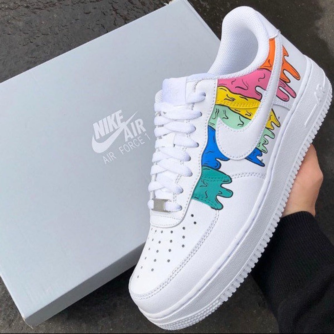 Design Your Own Nike Air Force 1 Custom Sneakers Personalized | Etsy