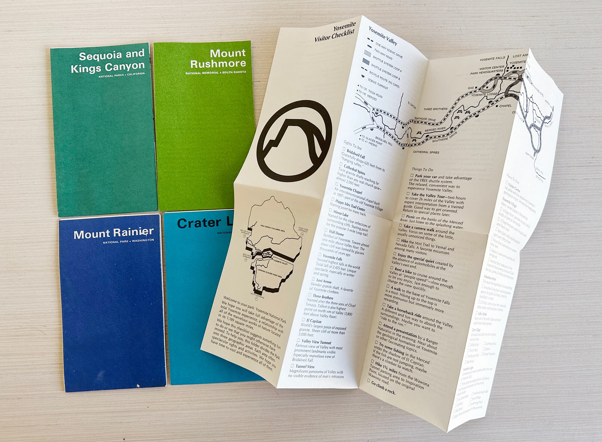 アラスカ パンフレット 1970's US National Park Guides / Pre Massimo Vignelli