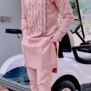 Men wedding out fit Africa out fit, luxury men’s clothing for African wedding African wedding suit. Senator out fit out fit.