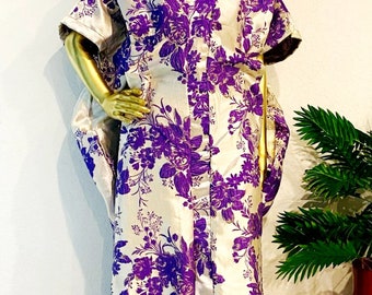 Buobou Brocade  Damask design dress for women