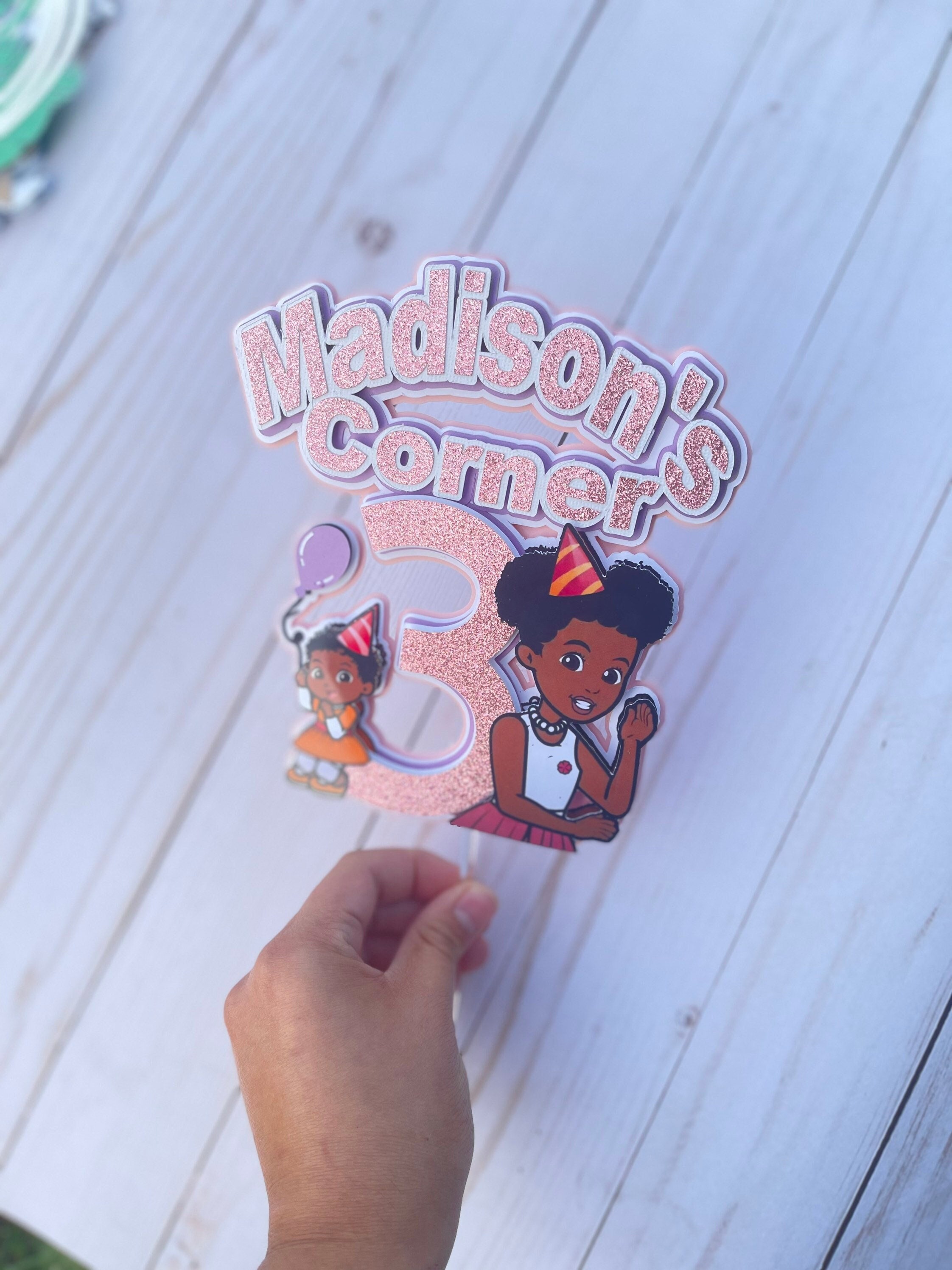 Gracies Corner Birthday Cake Toppergracies Corner Birthday Etsy Canada