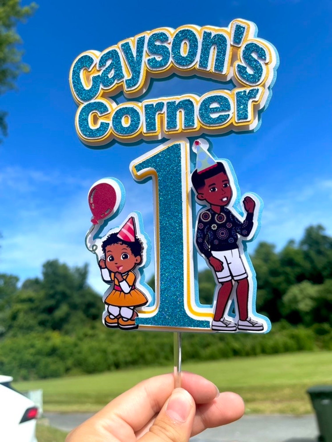 Gracies Corner Birthday Cake Toppergracies Corner Birthday Etsy UK