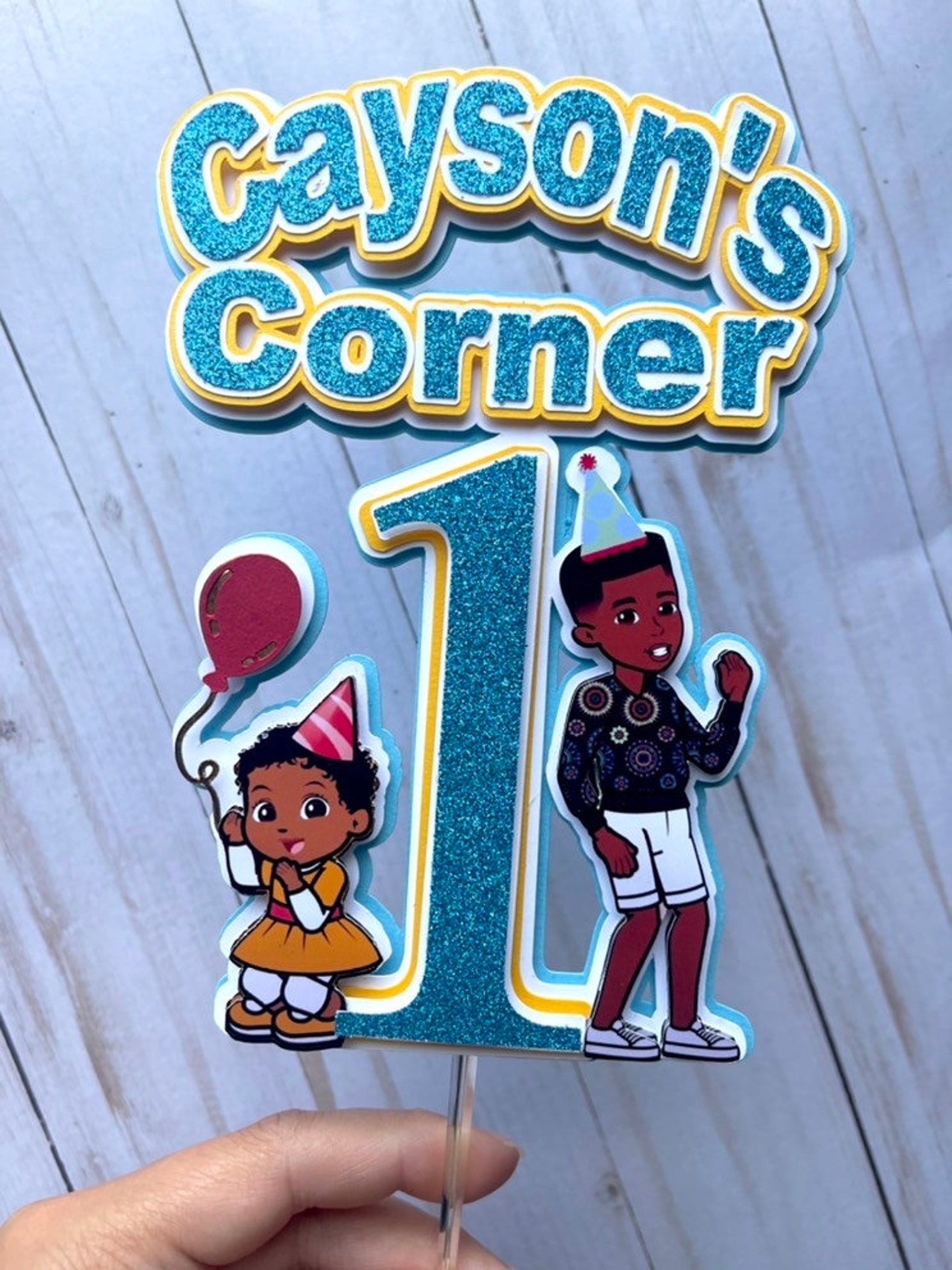 Gracies Corner Birthday Cake Toppergracies Corner Birthday Etsy India