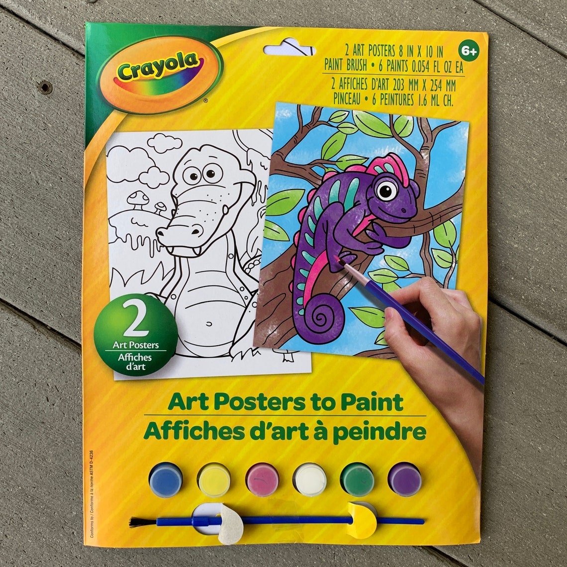 Kids Coloring Kit 2 pack Canvas Poster Paint Coloring Etsy