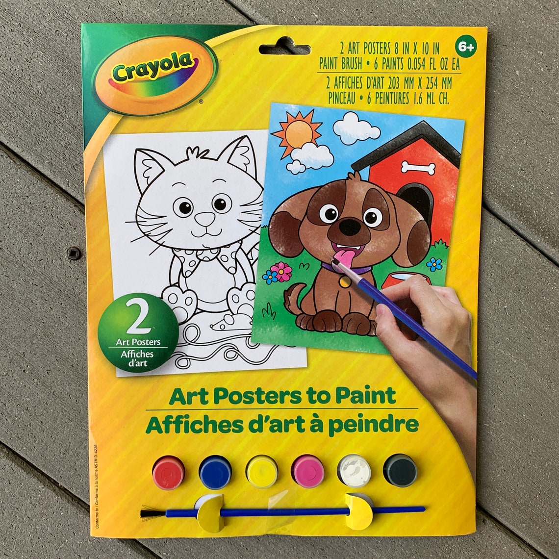 Kids Coloring Kit 2 pack Canvas Poster Paint Coloring Etsy