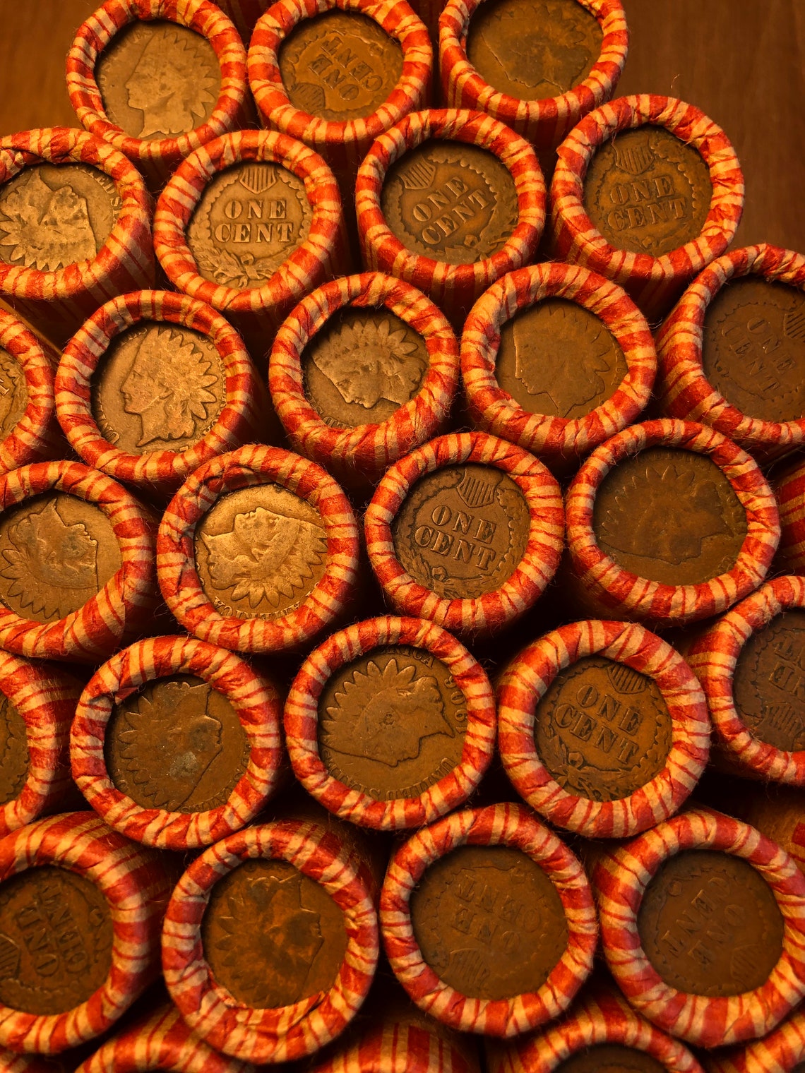 Old Wheat Penny Rolls With Double End Indian Head / Wheat Etsy