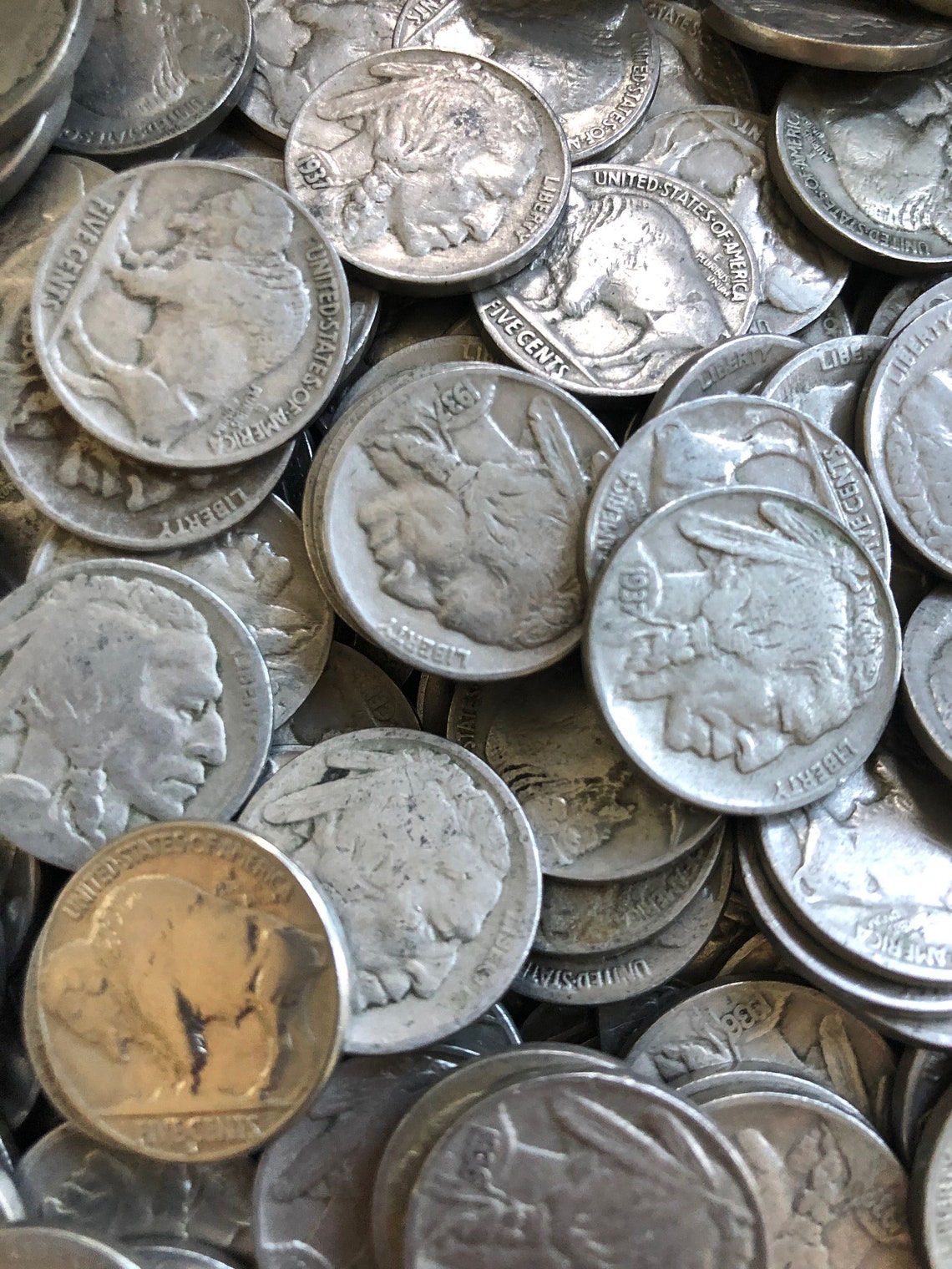 Buffalo Nickel Rolls 40 Nickels 1913-1938 US Coins Mint Indian | Etsy