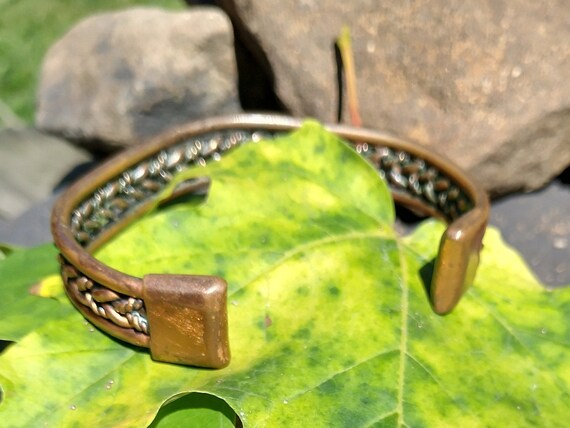 Old store copper bracelet