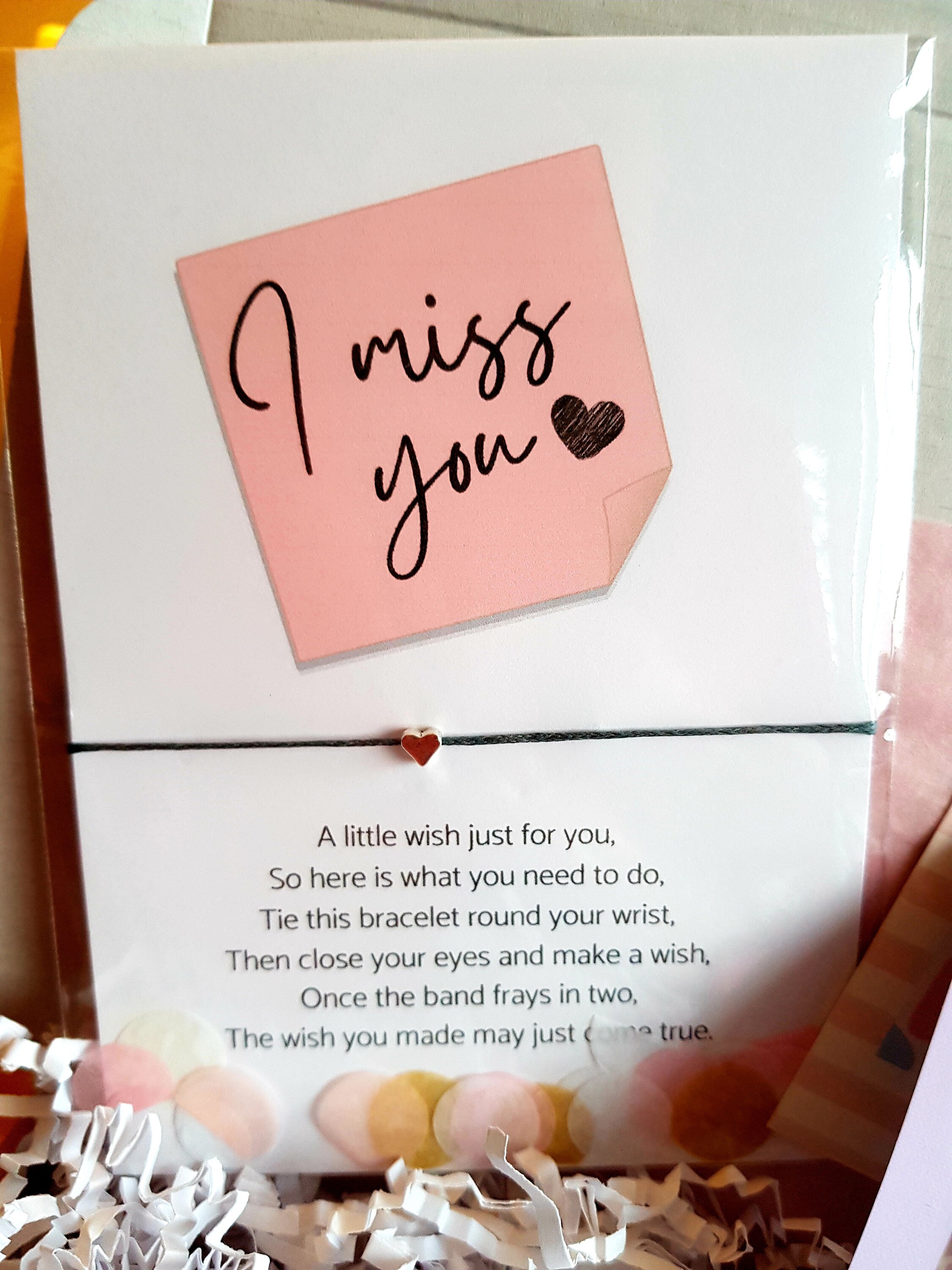 Miss you gift box Miss you gift Miss you Etsy