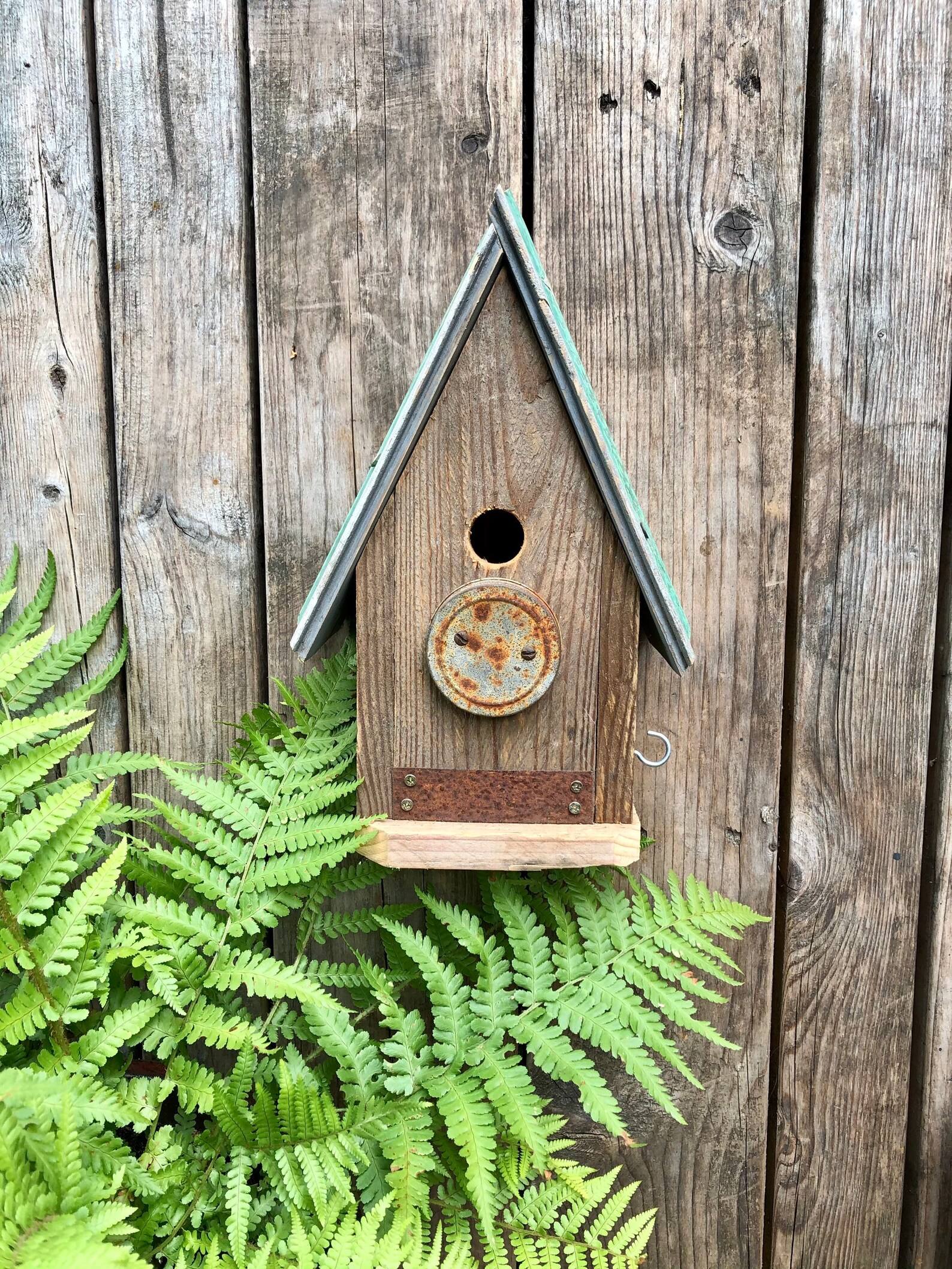 Handmade Bird Box Bird House Natural Reclaimed Wood Gift Etsy