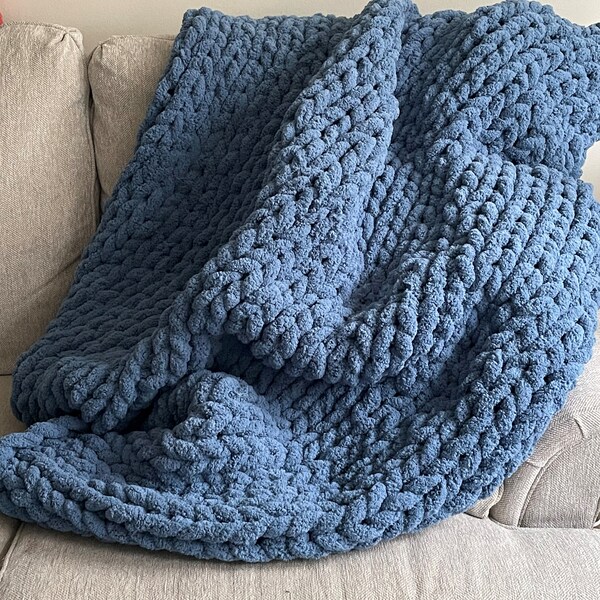 Chunky Throw Etsy