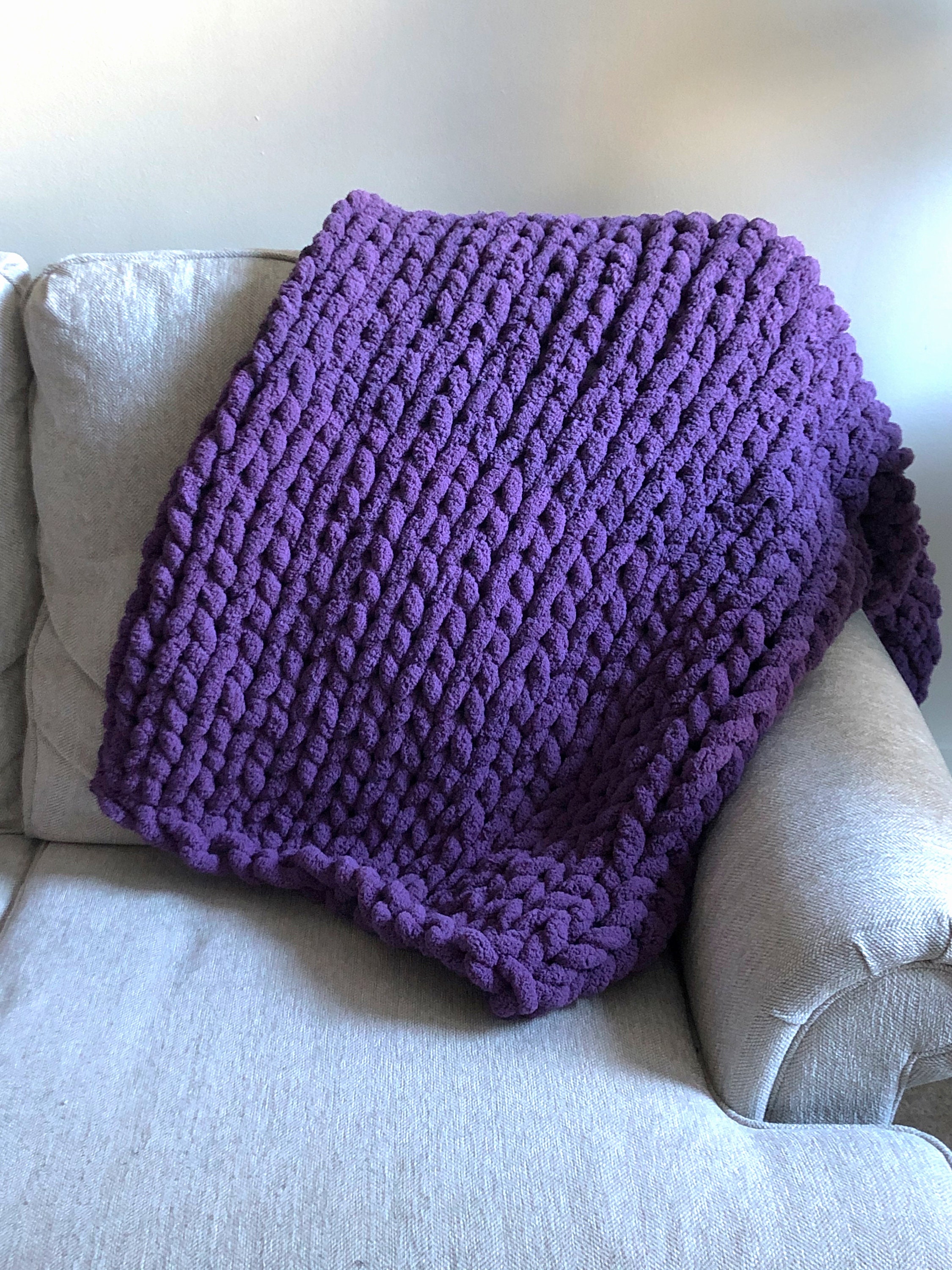 Mauve knit Blanket Mauve knit Blanket